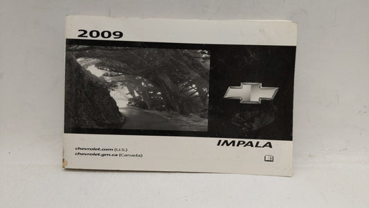 2009 Chevrolet Impala Owners Manual Book Guide OEM Used Auto Parts - Oemusedautoparts1.com