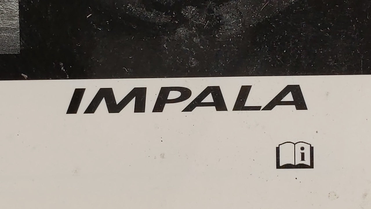 2009 Chevrolet Impala Owners Manual Book Guide OEM Used Auto Parts - Oemusedautoparts1.com