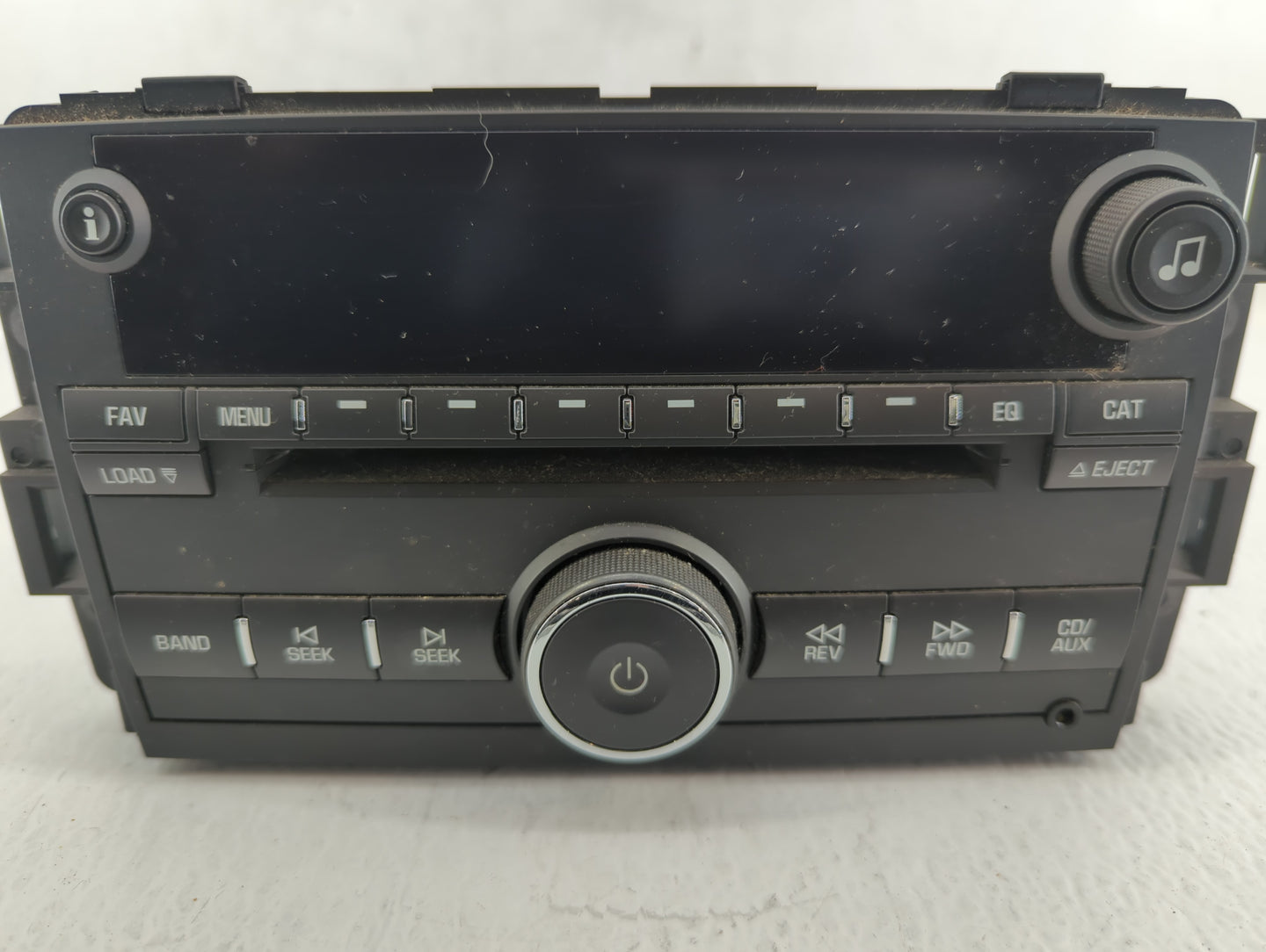 2009 Chevrolet Impala Radio AM FM Cd Player Receiver Replacement P/N:25980719 Fits OEM Used Auto Parts - Oemusedautoparts1.c