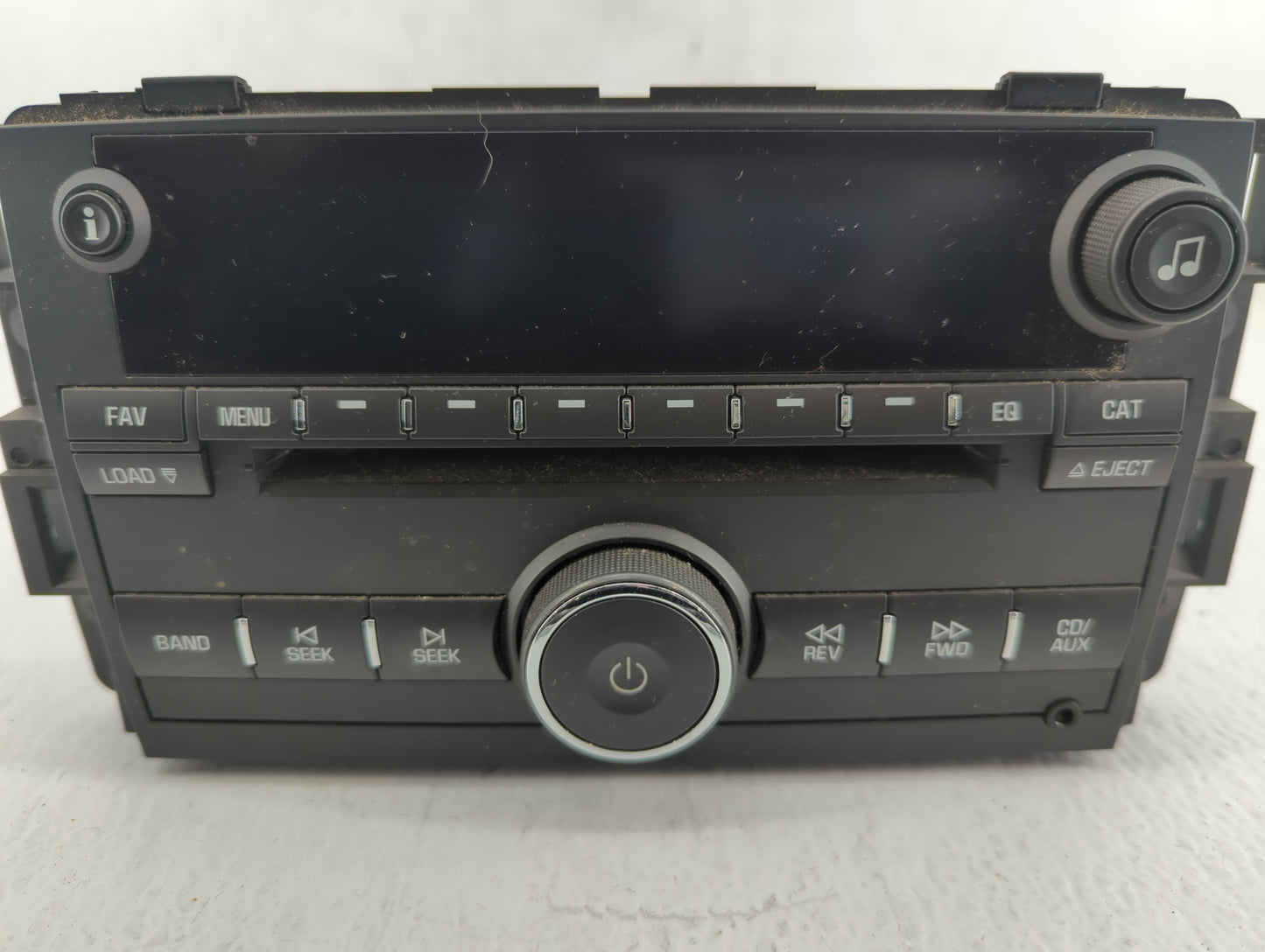 2009 Chevrolet Impala Radio AM FM Cd Player Receiver Replacement P/N:25980719 Fits OEM Used Auto Parts - Oemusedautoparts1.c