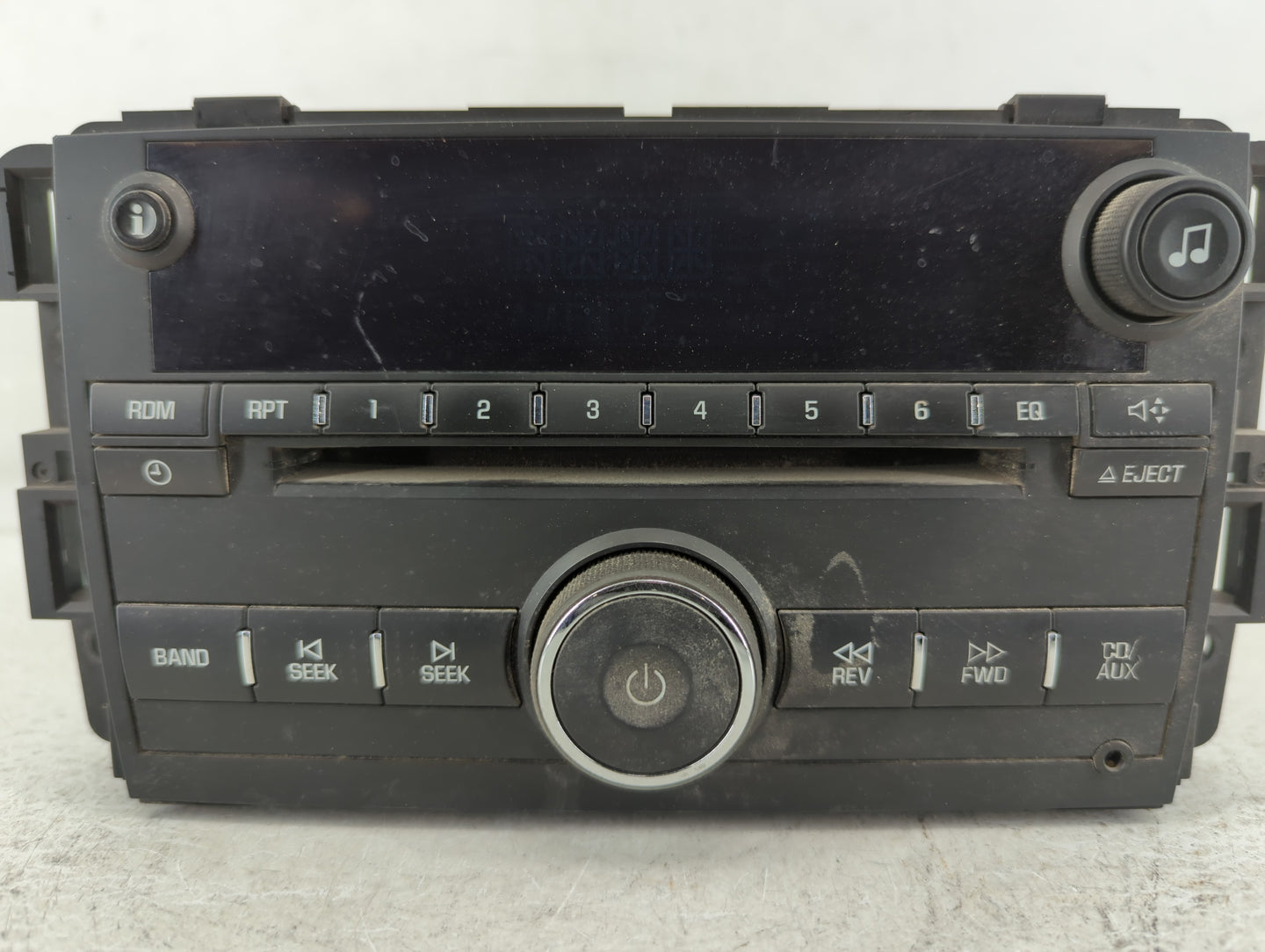 2009 Chevrolet Impala Radio AM FM Cd Player Receiver Replacement P/N:25965059 Fits OEM Used Auto Parts - Oemusedautoparts1.c