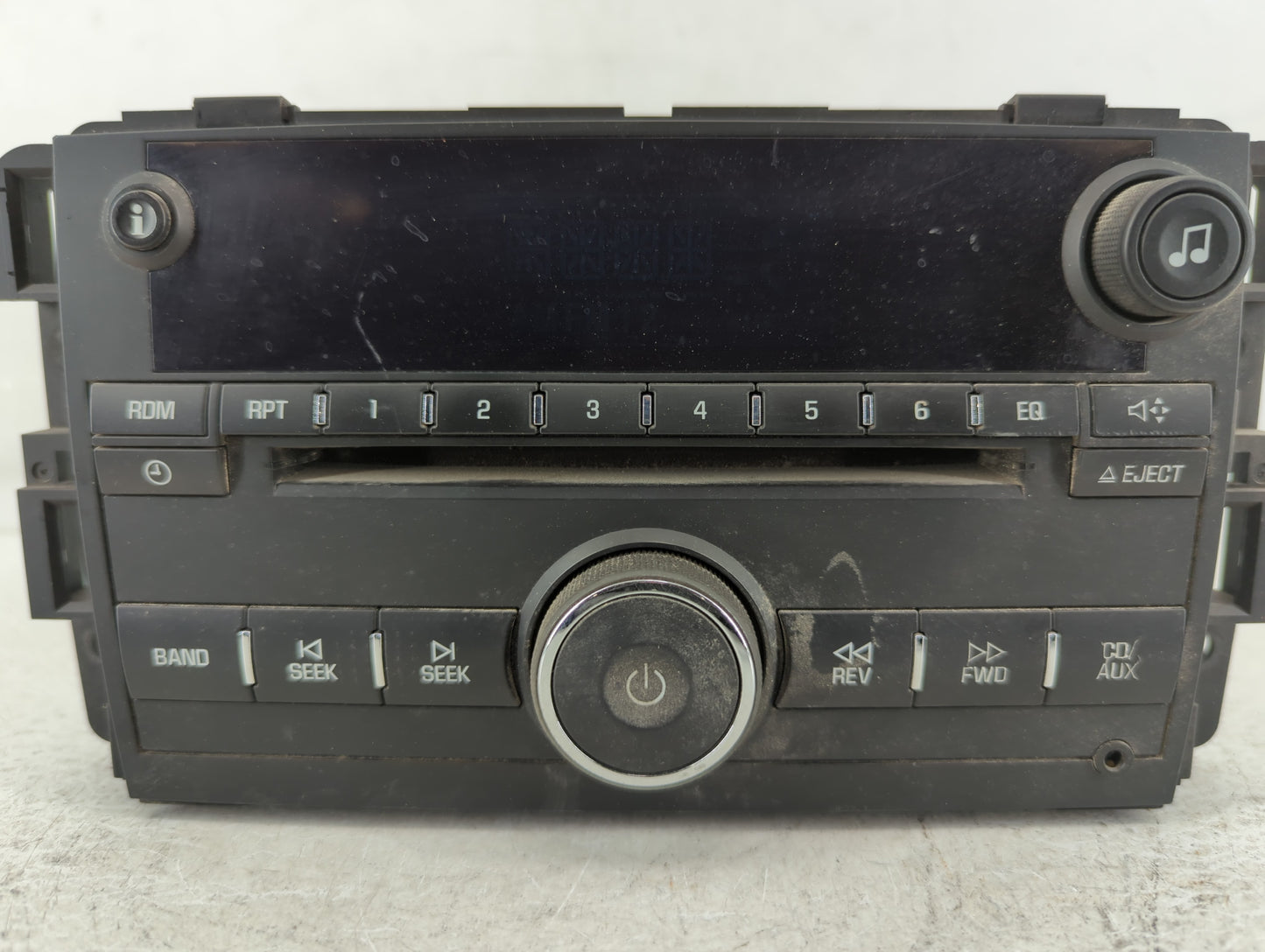 2009 Chevrolet Impala Radio AM FM Cd Player Receiver Replacement P/N:25965059 Fits OEM Used Auto Parts - Oemusedautoparts1.c
