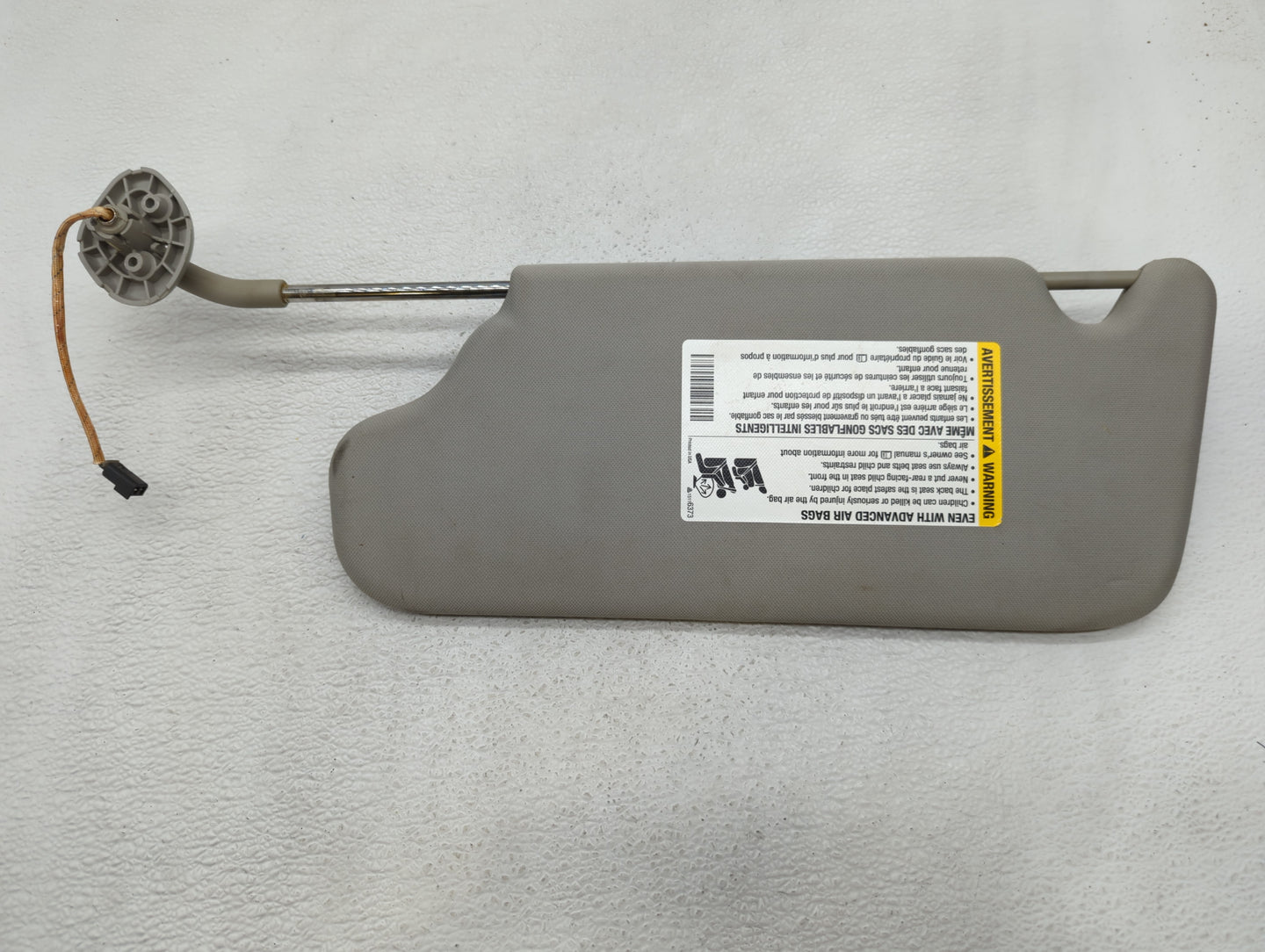 2006-2016 Chevrolet Impala Sun Visor Shade Replacement Passenger Right Mirror Fits OEM Used Auto Parts - Oemusedautoparts1.c