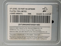 2009-2010 Chevrolet Impala Radio AM FM Cd Player Receiver Replacement P/N:20756285 Fits Fits 2009 2010 OEM Used Auto Parts -