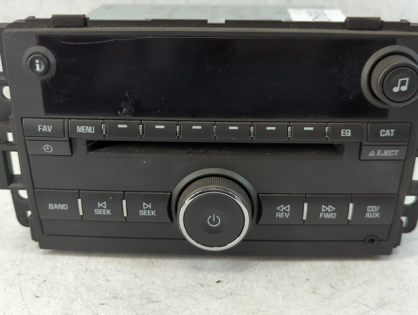 2009-2010 Chevrolet Impala Radio AM FM Cd Player Receiver Replacement P/N:20756285 25980720 Fits Fits 2009 2010 OEM Used Aut