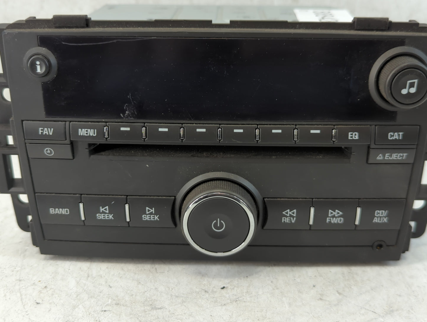 2009-2010 Chevrolet Impala Radio AM FM Cd Player Receiver Replacement P/N:20756285 25980720 Fits Fits 2009 2010 OEM Used Aut