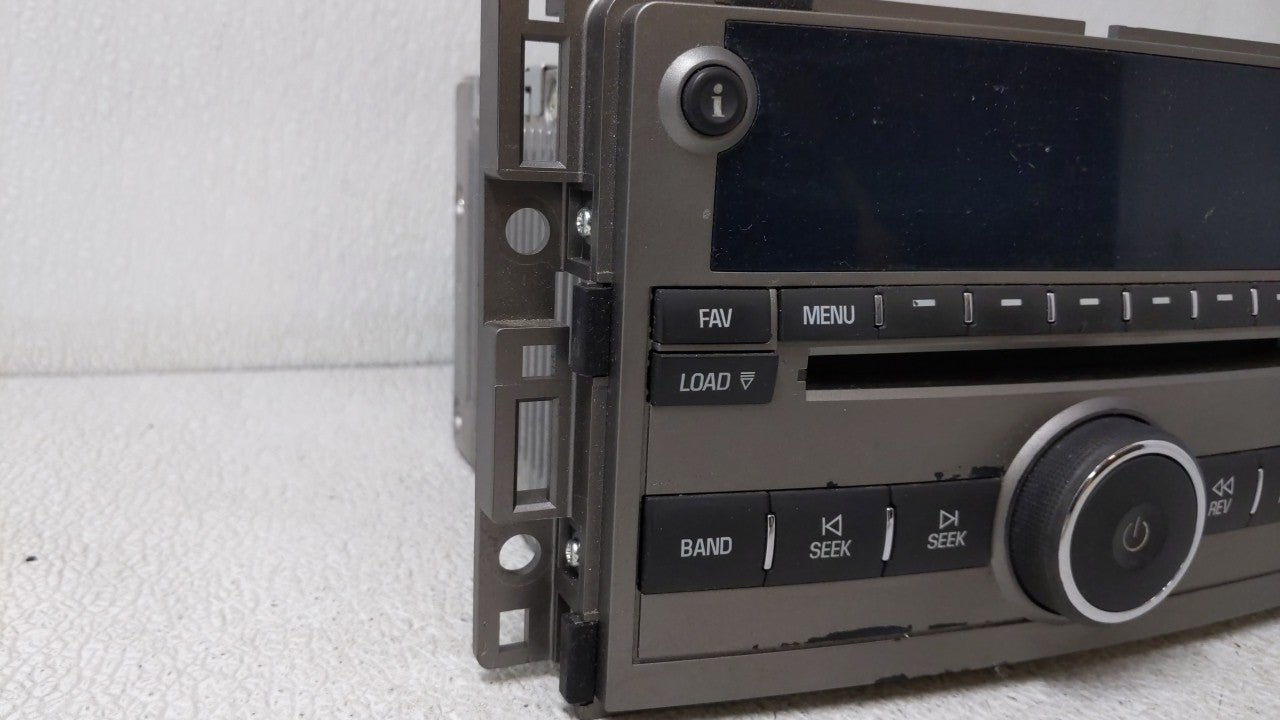 2009 Chevrolet Malibu Radio AM FM Cd Player Receiver Replacement Fits OEM Used Auto Parts - Oemusedautoparts1.com