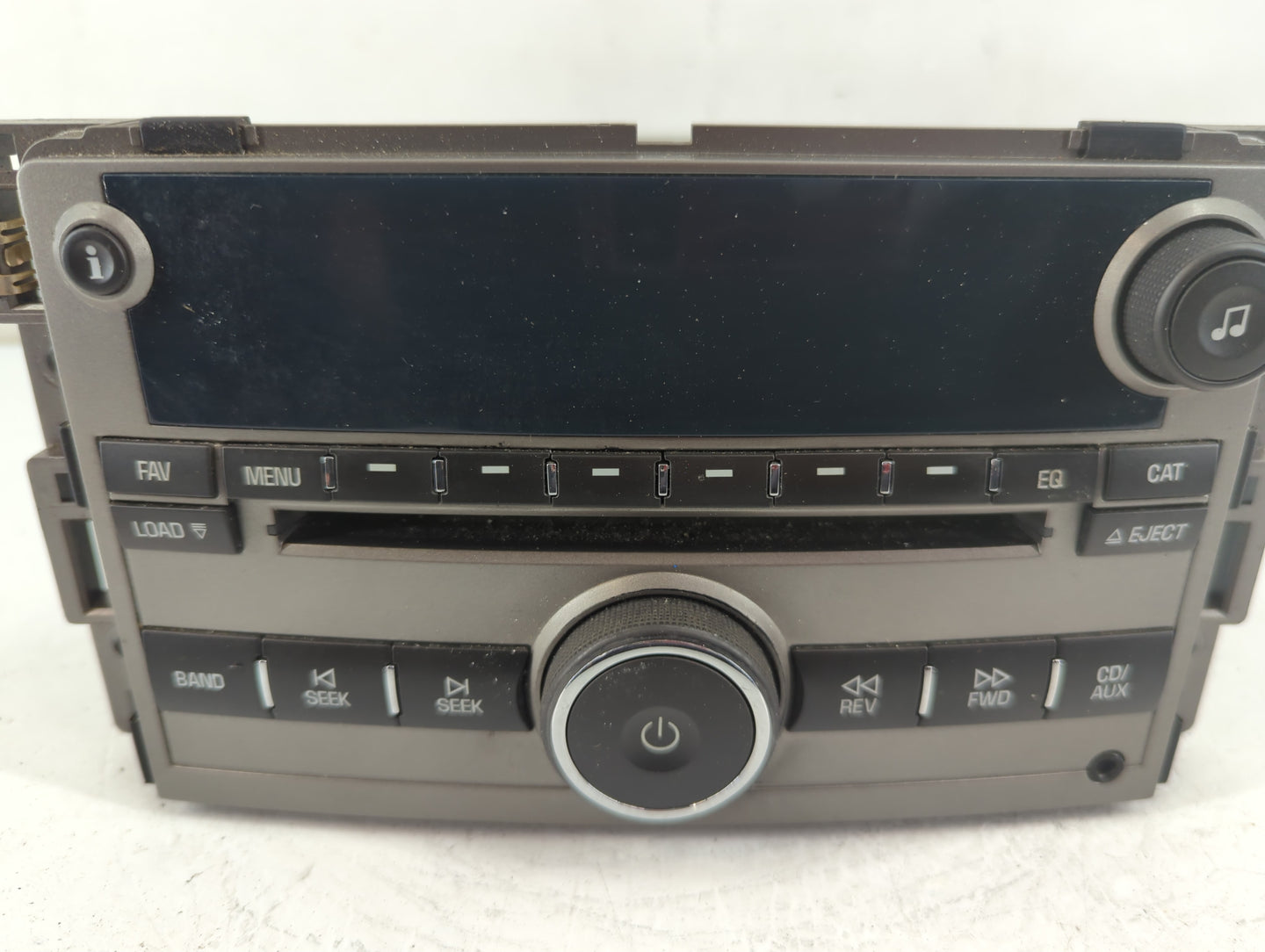 2009 Chevrolet Malibu Radio AM FM Cd Player Receiver Replacement P/N:25848865 Fits OEM Used Auto Parts - Oemusedautoparts1.c