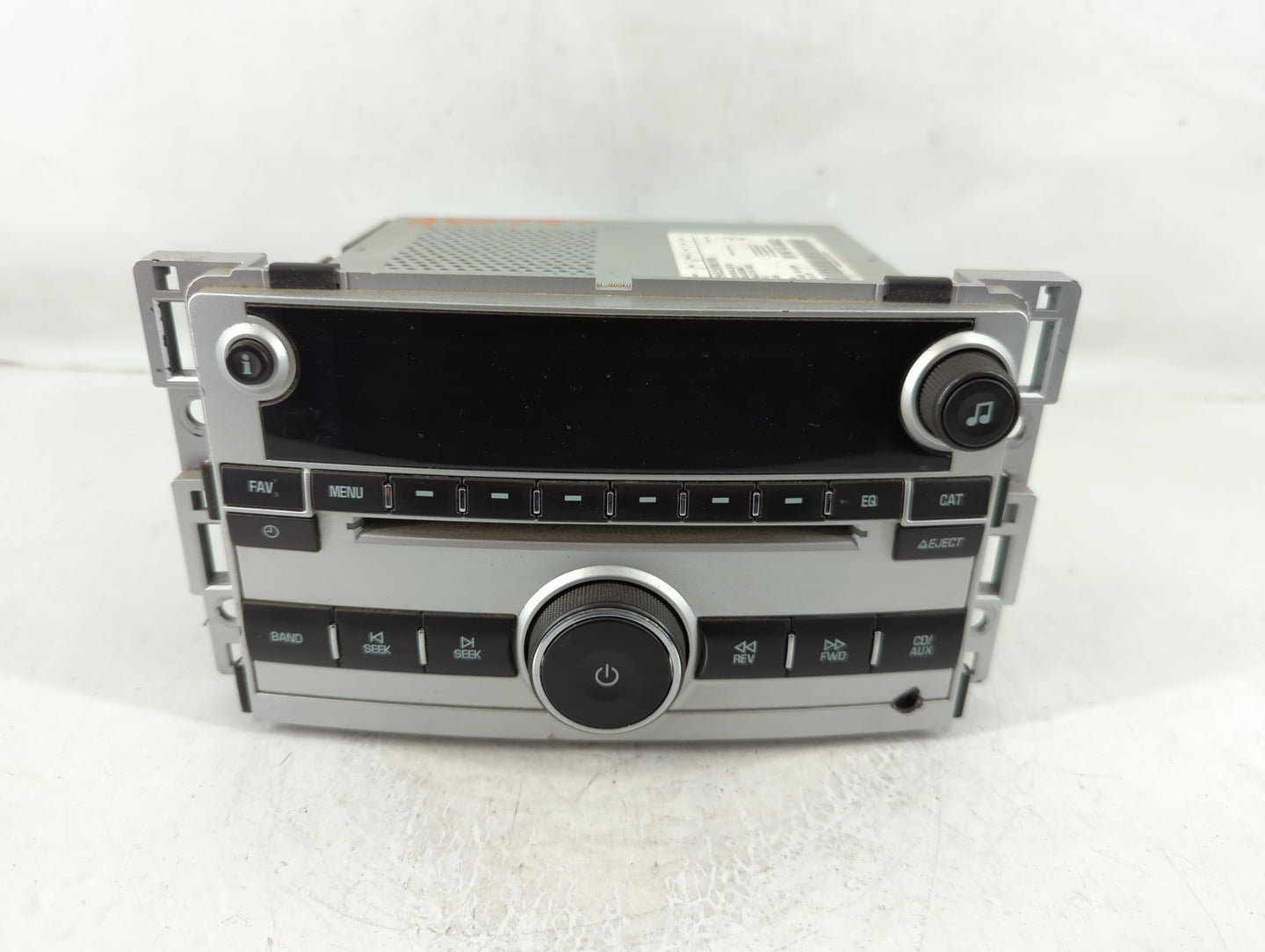 2009 Chevrolet Malibu Radio AM FM Cd Player Receiver Replacement P/N:20834332 Fits OEM Used Auto Parts - Oemusedautoparts1.c