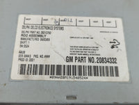 2009 Chevrolet Malibu Radio AM FM Cd Player Receiver Replacement P/N:20834332 Fits OEM Used Auto Parts - Oemusedautoparts1.c