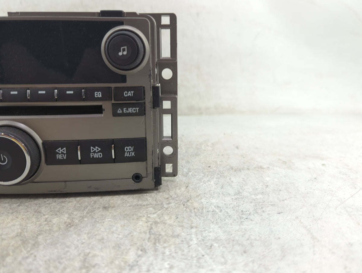 2009 Chevrolet Malibu Radio AM FM Cd Player Receiver Replacement Fits OEM Used Auto Parts - Oemusedautoparts1.com