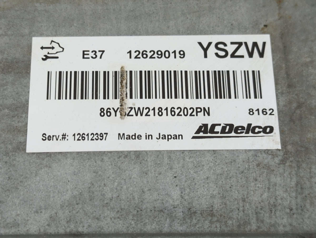 2007-2012 Chevrolet Malibu PCM Engine Control Computer ECU ECM PCU OEM P/N:12629019 12612397 Fits 2007 2008 2009 2010 2011 2