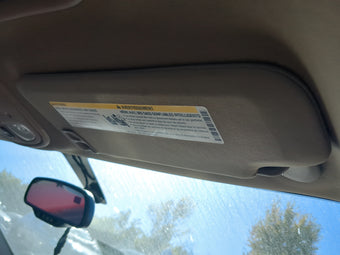 compare product 2004-2012 Chevrolet Malibu Sun Visor Shade Replacement Passenger Right Mirror Fits Fits 2004 2005 2008 2009 2010 2011 2012 OEM Used Auto Parts