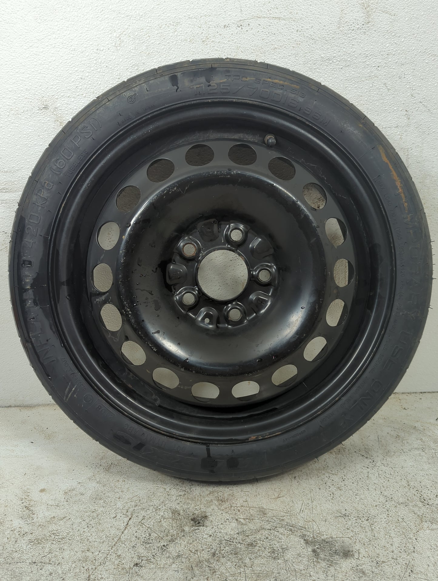 2008-2012 Chevrolet Malibu Spare Donut Tire Wheel Rim Oem - Oemusedautoparts1.com