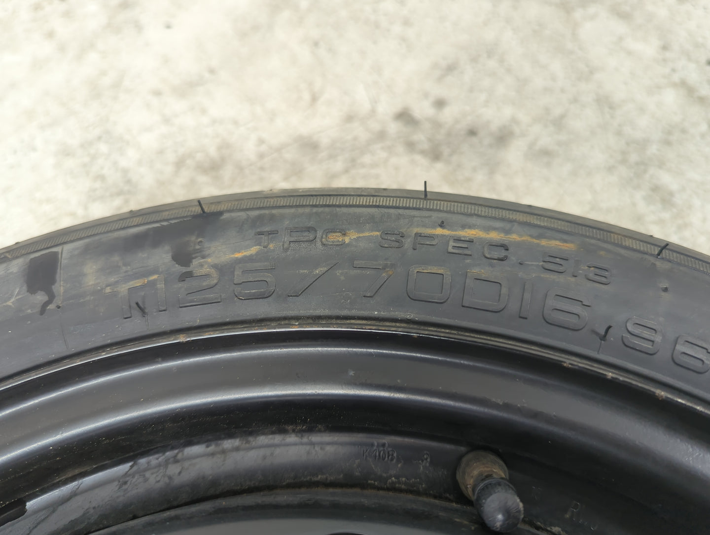 2008-2012 Chevrolet Malibu Spare Donut Tire Wheel Rim Oem - Oemusedautoparts1.com