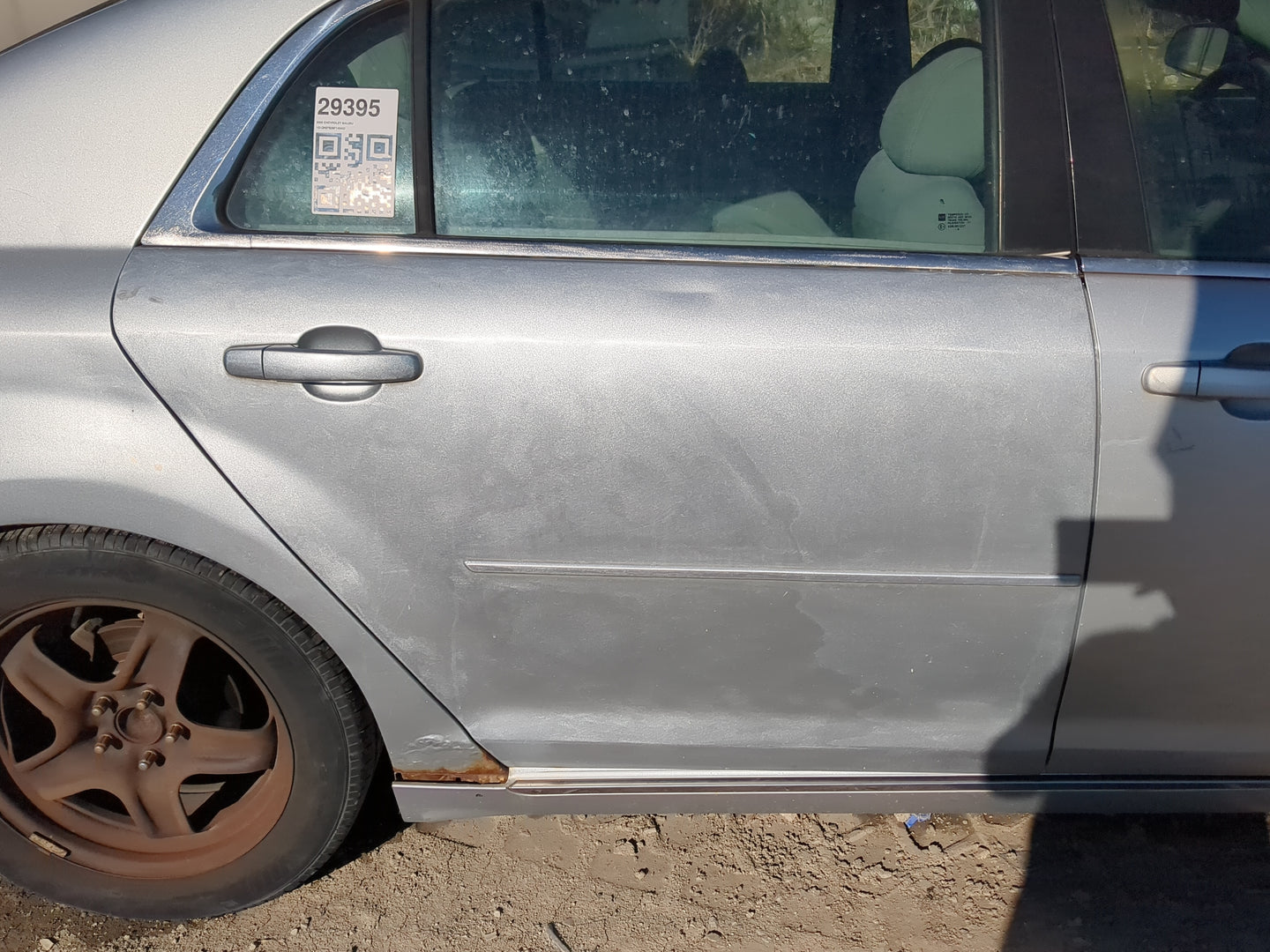 2008-2012 Chevrolet Malibu Passenger Rear Door Oem 1242459 - Oemusedautoparts1.com