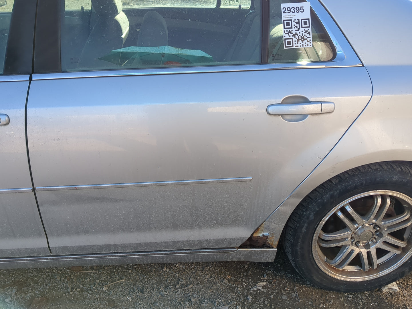 2008-2012 Chevrolet Malibu Driver Rear Door Oem 1242471 - Oemusedautoparts1.com