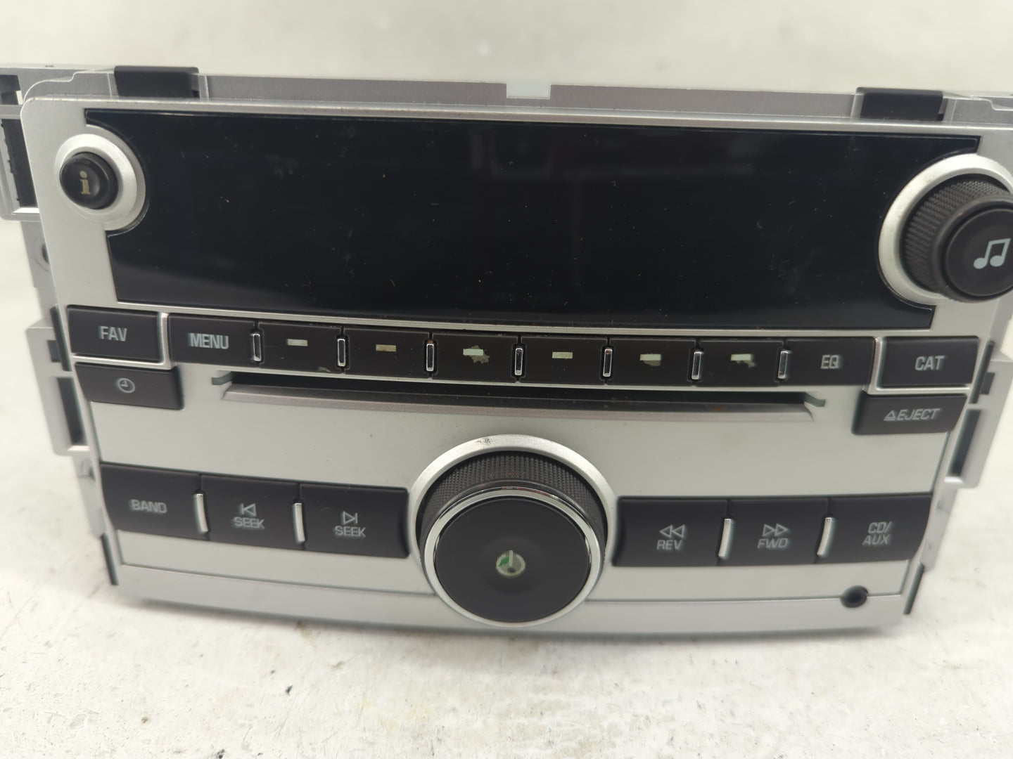 2009-2012 Chevrolet Malibu Radio AM FM Cd Player Receiver Replacement P/N:25833637 Fits Fits 2009 2010 2011 2012 OEM Used Au