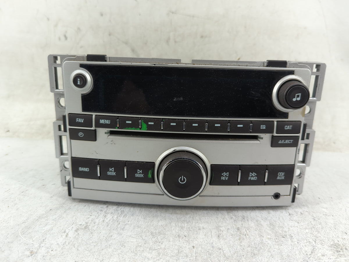 2009-2012 Chevrolet Malibu Radio AM FM Cd Player Receiver Replacement P/N:28152090 Fits Fits 2009 2010 2011 2012 OEM Used Au