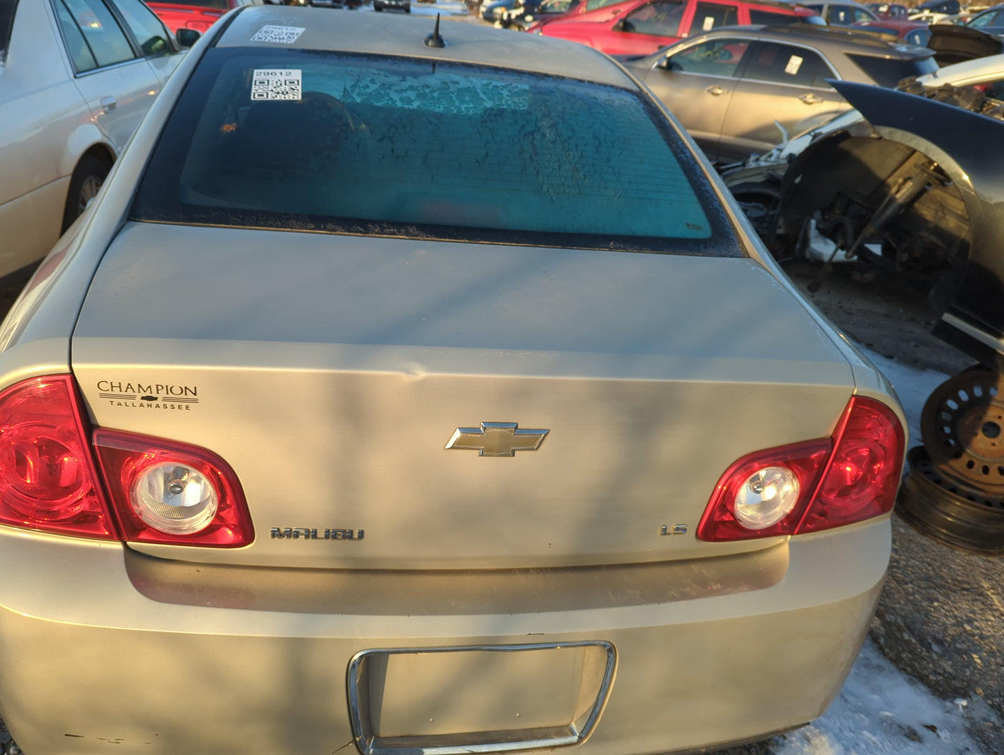 2008-2012 Chevrolet Malibu Trunk/decklid/hatch/tailgate Oem - Oemusedautoparts1.com
