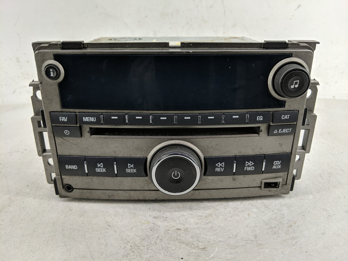 2009-2012 Chevrolet Malibu Radio AM FM Cd Player Receiver Replacement P/N:25833637 Fits Fits 2009 2010 2011 2012 OEM Used Au