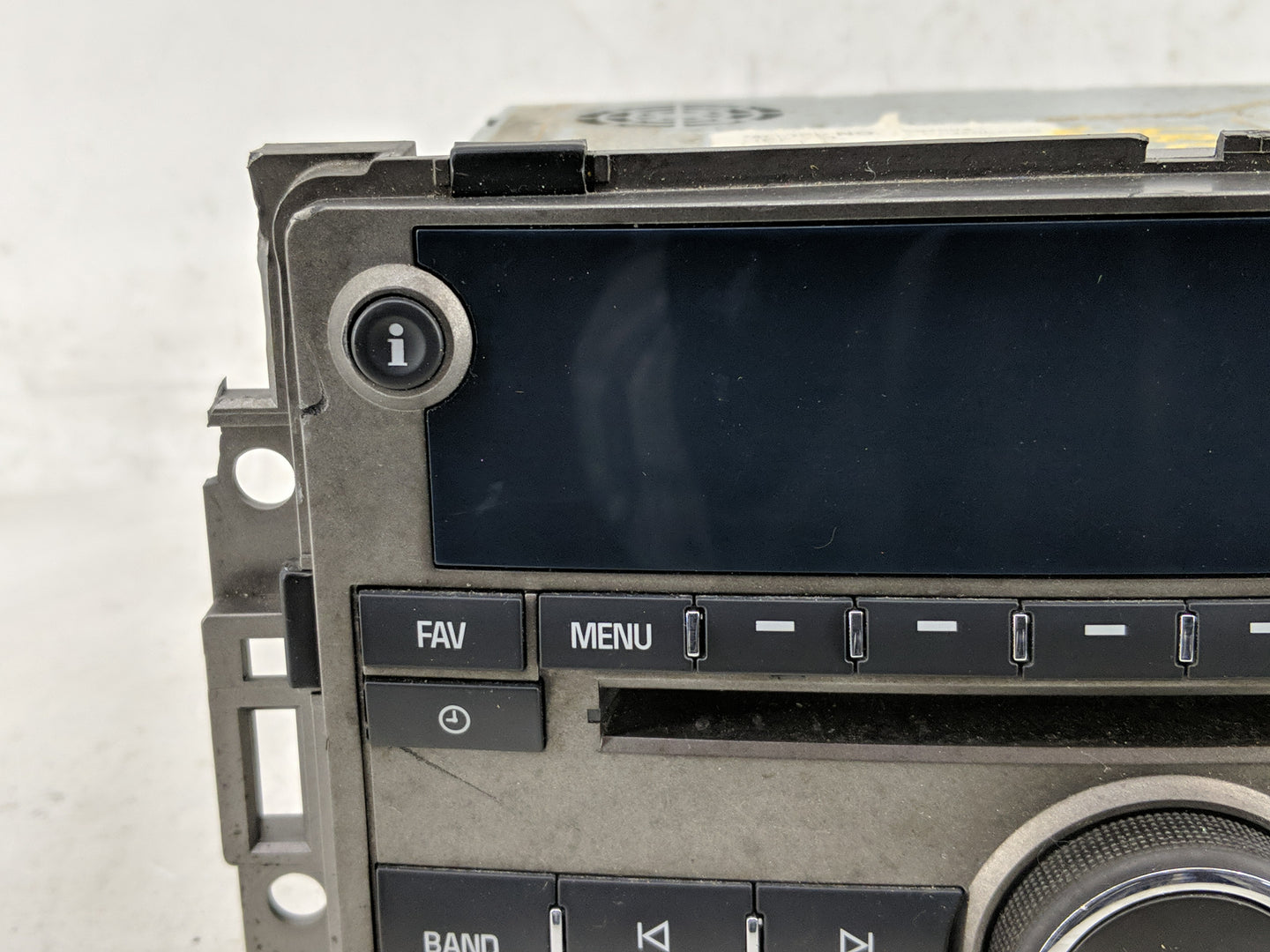2009-2012 Chevrolet Malibu Radio AM FM Cd Player Receiver Replacement P/N:25833637 Fits Fits 2009 2010 2011 2012 OEM Used Au