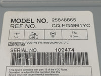2009 Chevrolet Malibu Radio AM FM Cd Player Receiver Replacement P/N:25848865 Fits OEM Used Auto Parts - Oemusedautoparts1.c