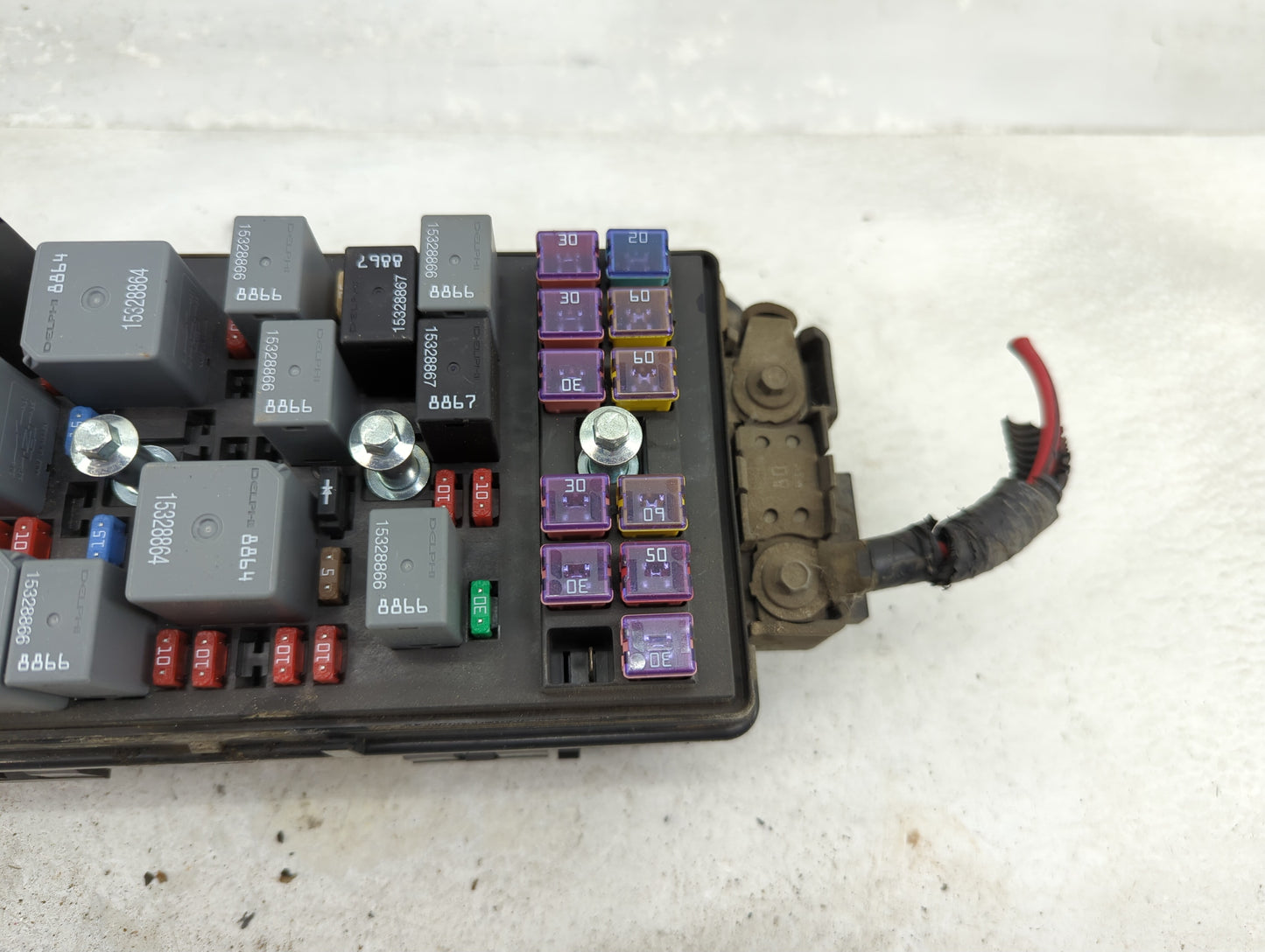 2009 Chevrolet Malibu Fusebox Fuse Box Panel Relay Module P/N:13612203 Fits OEM Used Auto Parts - Oemusedautoparts1.com