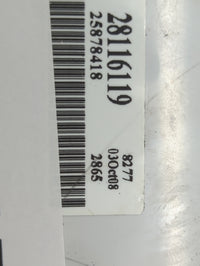 2008-2012 Chevrolet Malibu Climate Control Module Temperature AC/Heater Replacement P/N:28116119 25878418 Fits OEM Used Auto