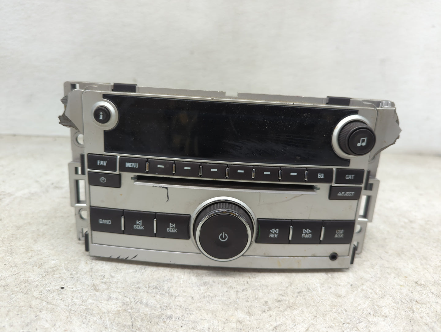 2009-2012 Chevrolet Malibu Radio AM FM Cd Player Receiver Replacement P/N:25833637 Fits Fits 2009 2010 2011 2012 OEM Used Au