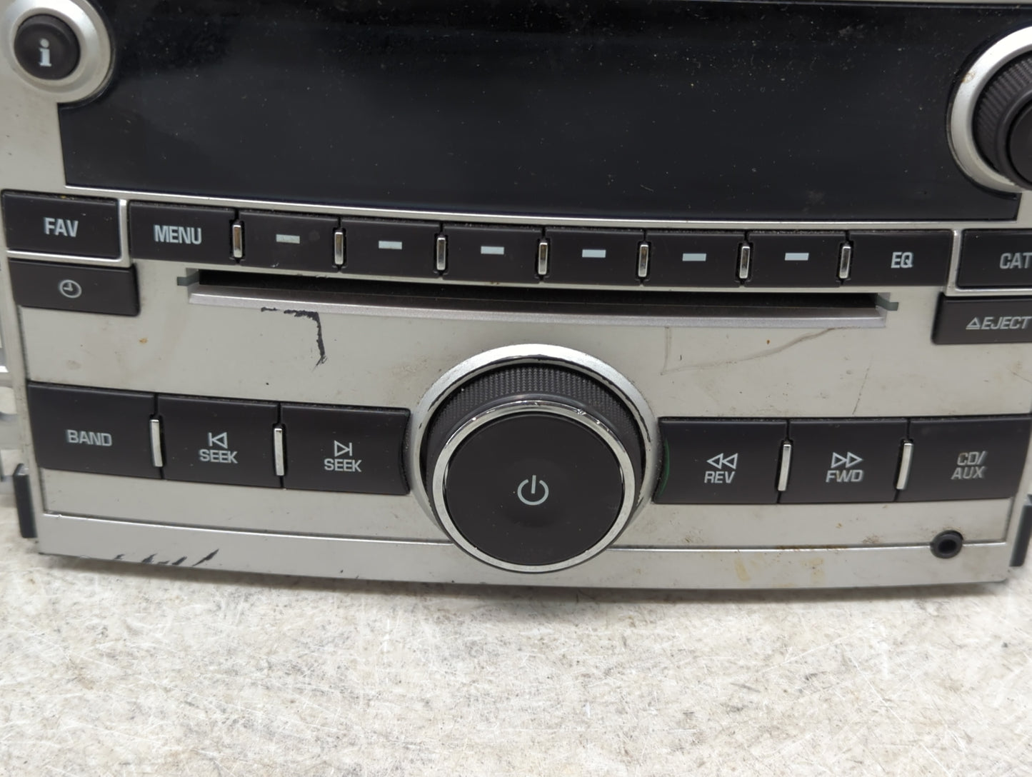 2009-2012 Chevrolet Malibu Radio AM FM Cd Player Receiver Replacement P/N:25833637 Fits Fits 2009 2010 2011 2012 OEM Used Au