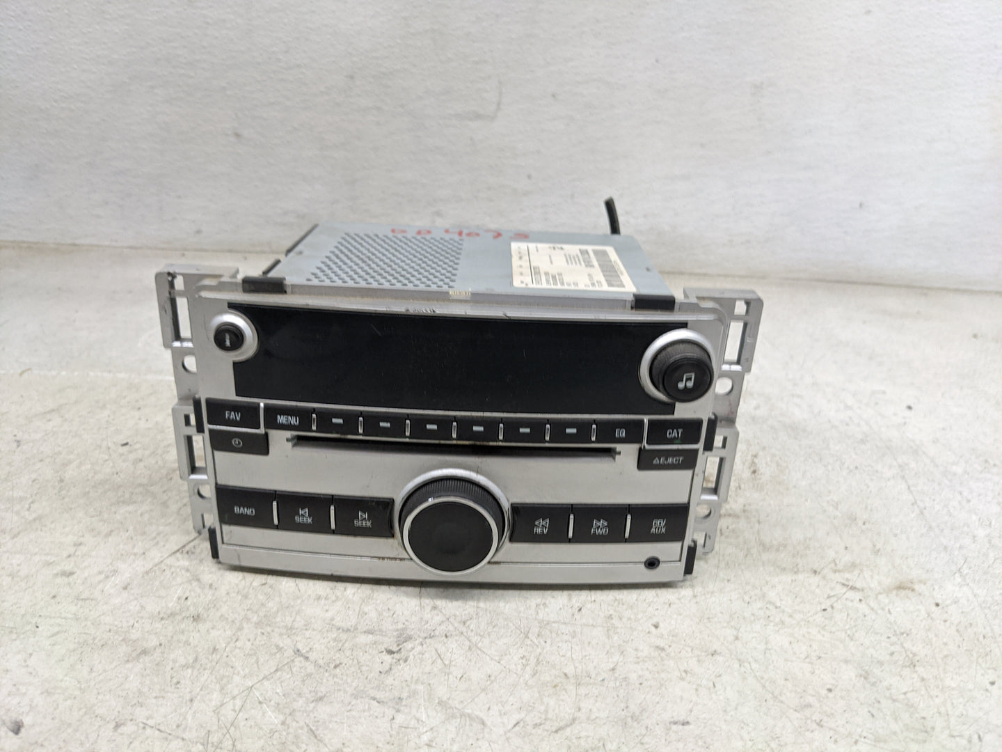 2009-2012 Chevrolet Malibu Radio AM FM Cd Player Receiver Replacement P/N:28152090 25833637 Fits Fits 2009 2010 2011 2012 OE
