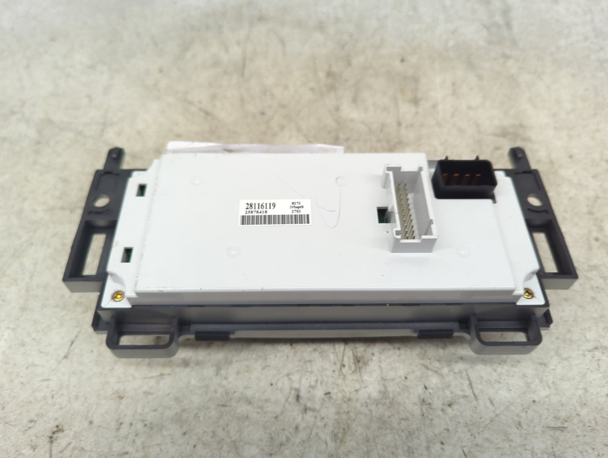 2008-2012 Chevrolet Malibu Climate Control Module Temperature AC/Heater Replacement P/N:28116119 25878418 Fits OEM Used Auto