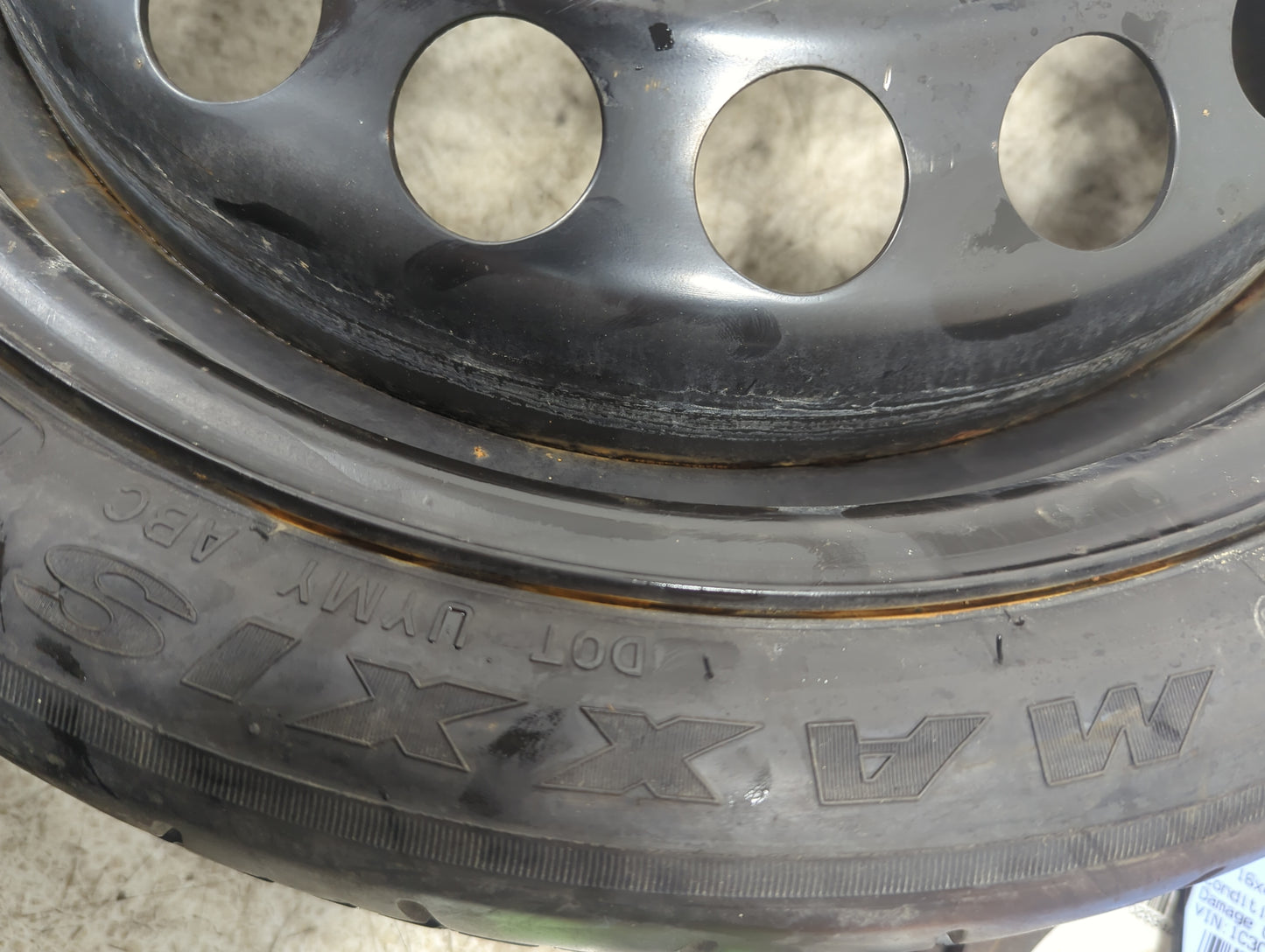 2004-2012 Chevrolet Malibu Spare Donut Tire Wheel Rim Oem 5037181 - Oemusedautoparts1.com