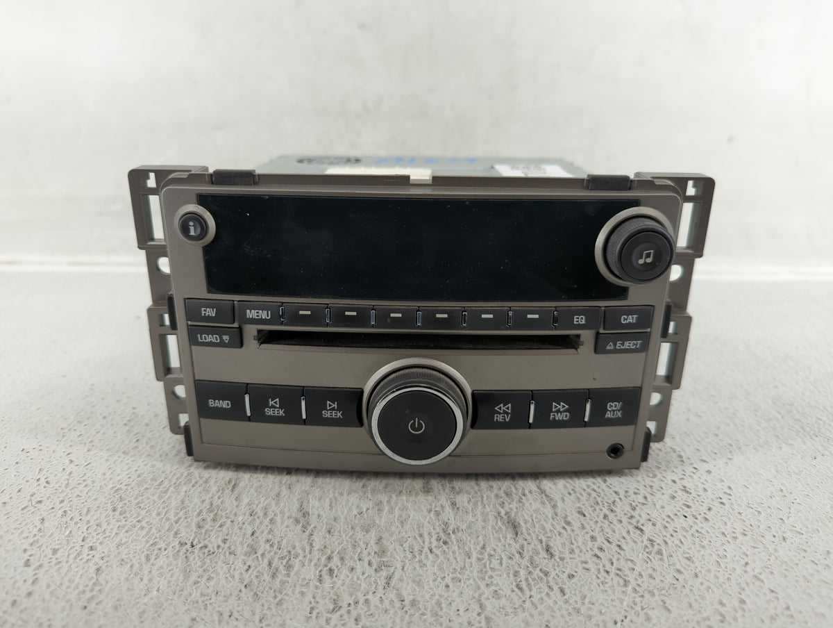 2009-2009 Chevrolet Malibu Am Fm Cd Player Radio Receiver 522970 - Oemusedautoparts1.com