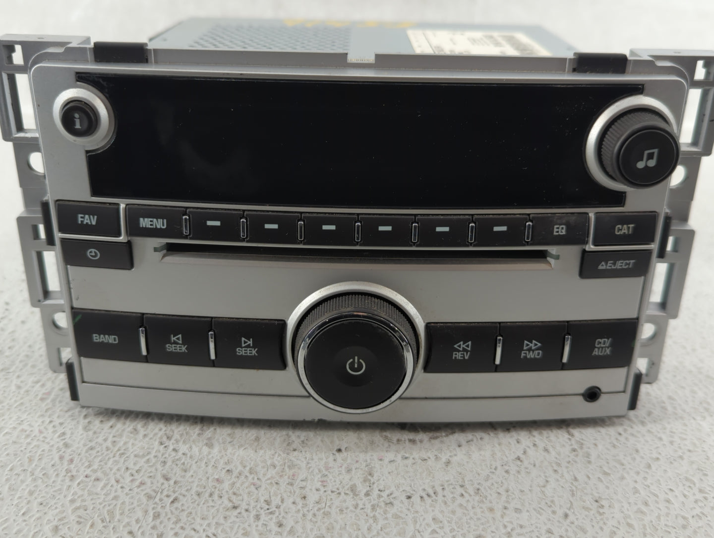 2009-2012 Chevrolet Malibu Am Fm Cd Player Radio Receiver - Oemusedautoparts1.com