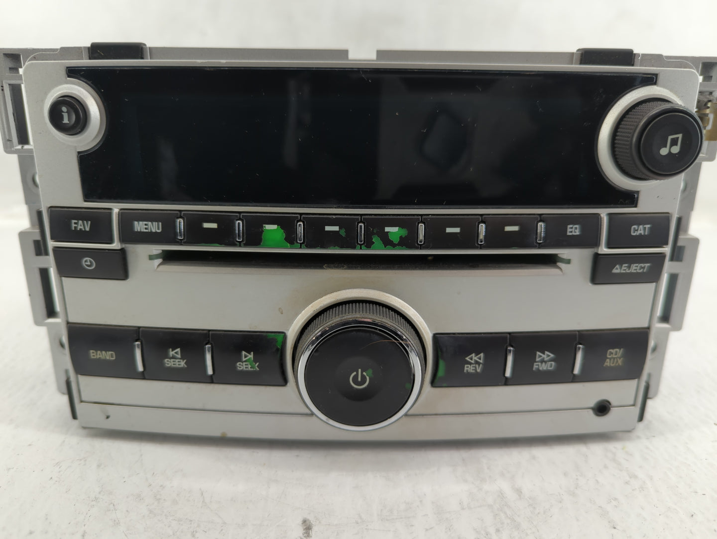 2009-2012 Chevrolet Malibu Radio AM FM Cd Player Receiver Replacement P/N:25833637 Fits Fits 2009 2010 2011 2012 OEM Used Au
