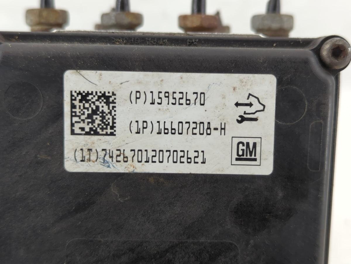 2008-2009 Chevrolet Malibu Anti-Lock Brake ABS Pump Module Actuator OEM P/N:25949990, 25952591 Fits Fits 2008 2009 OEM Used 