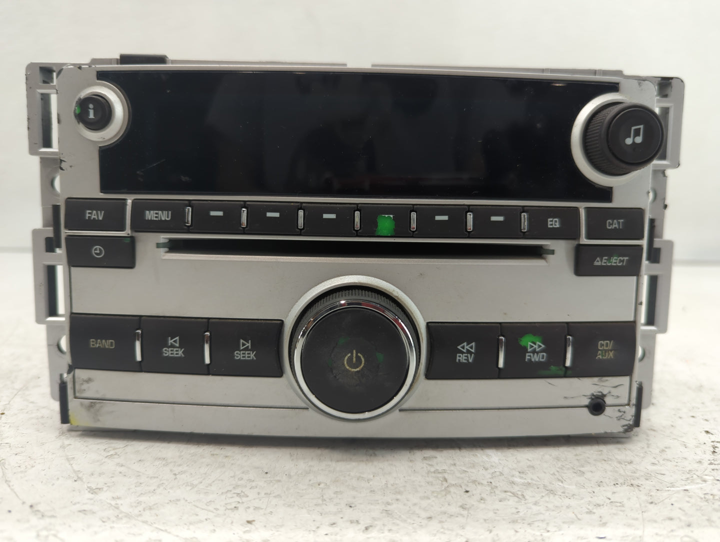 2009-2012 Chevrolet Malibu Radio AM FM Cd Player Receiver Replacement P/N:20834332 Fits Fits 2009 2010 2011 2012 OEM Used Au