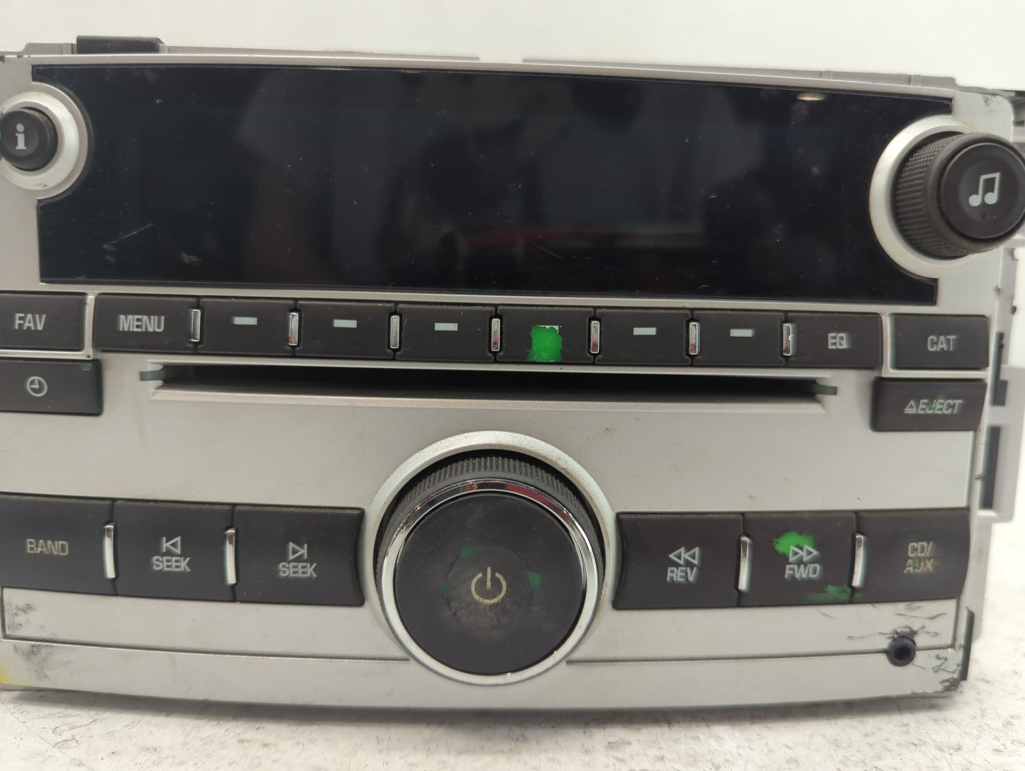 2009-2012 Chevrolet Malibu Radio AM FM Cd Player Receiver Replacement P/N:20834332 Fits Fits 2009 2010 2011 2012 OEM Used Au
