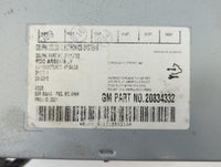 2009-2012 Chevrolet Malibu Am Fm Cd Player Radio Receiver - Oemusedautoparts1.com