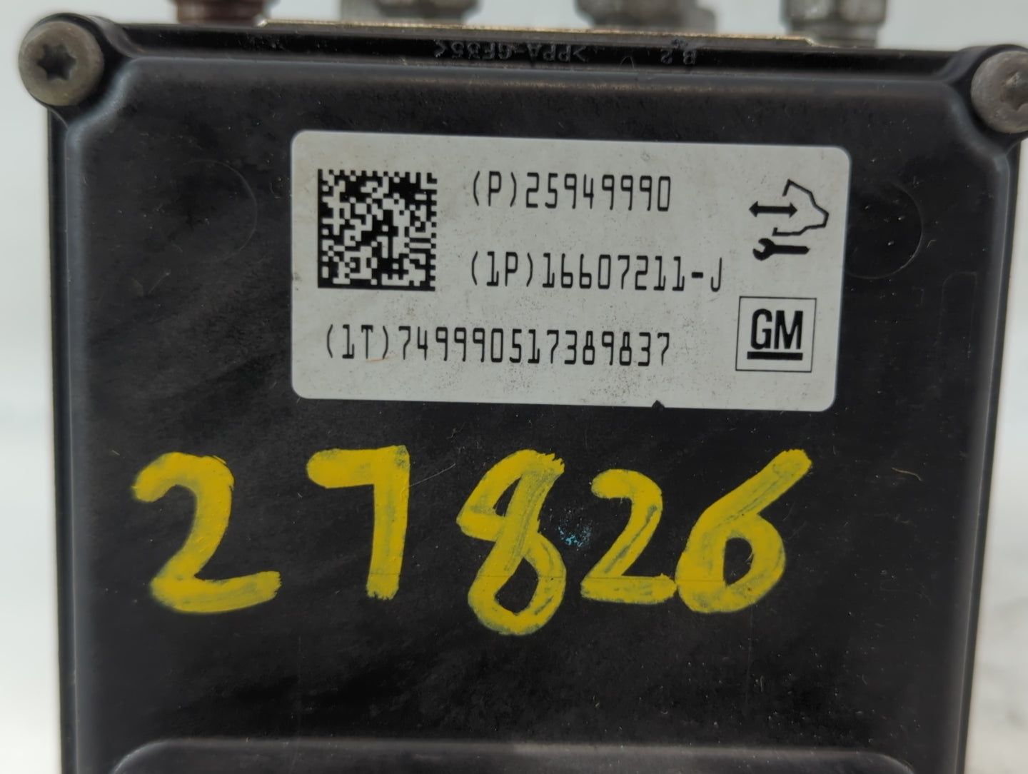 2008-2009 Chevrolet Malibu ABS Pump Control Module Replacement P/N:25949990 Fits Fits 2008 2009 OEM Used Auto Parts - Oemuse
