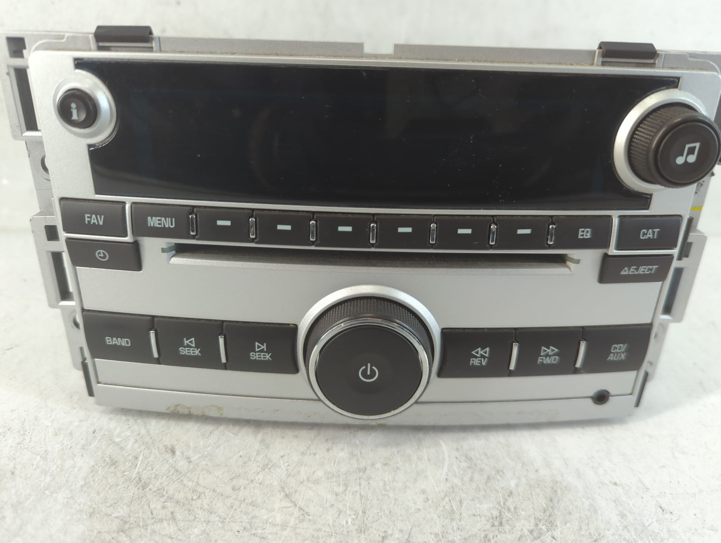2009-2012 Chevrolet Malibu Radio AM FM Cd Player Receiver Replacement P/N:25833637 Fits Fits 2009 2010 2011 2012 OEM Used Au