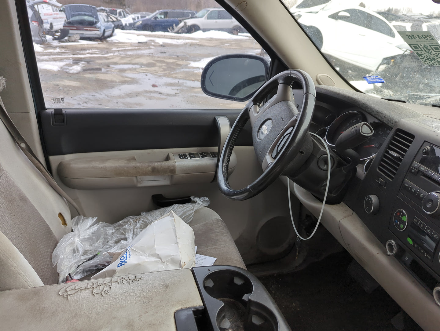 2009 Chevrolet Silverado 1500 Front Left Driver Interior Door Panel Trim 1271488 - Oemusedautoparts1.com