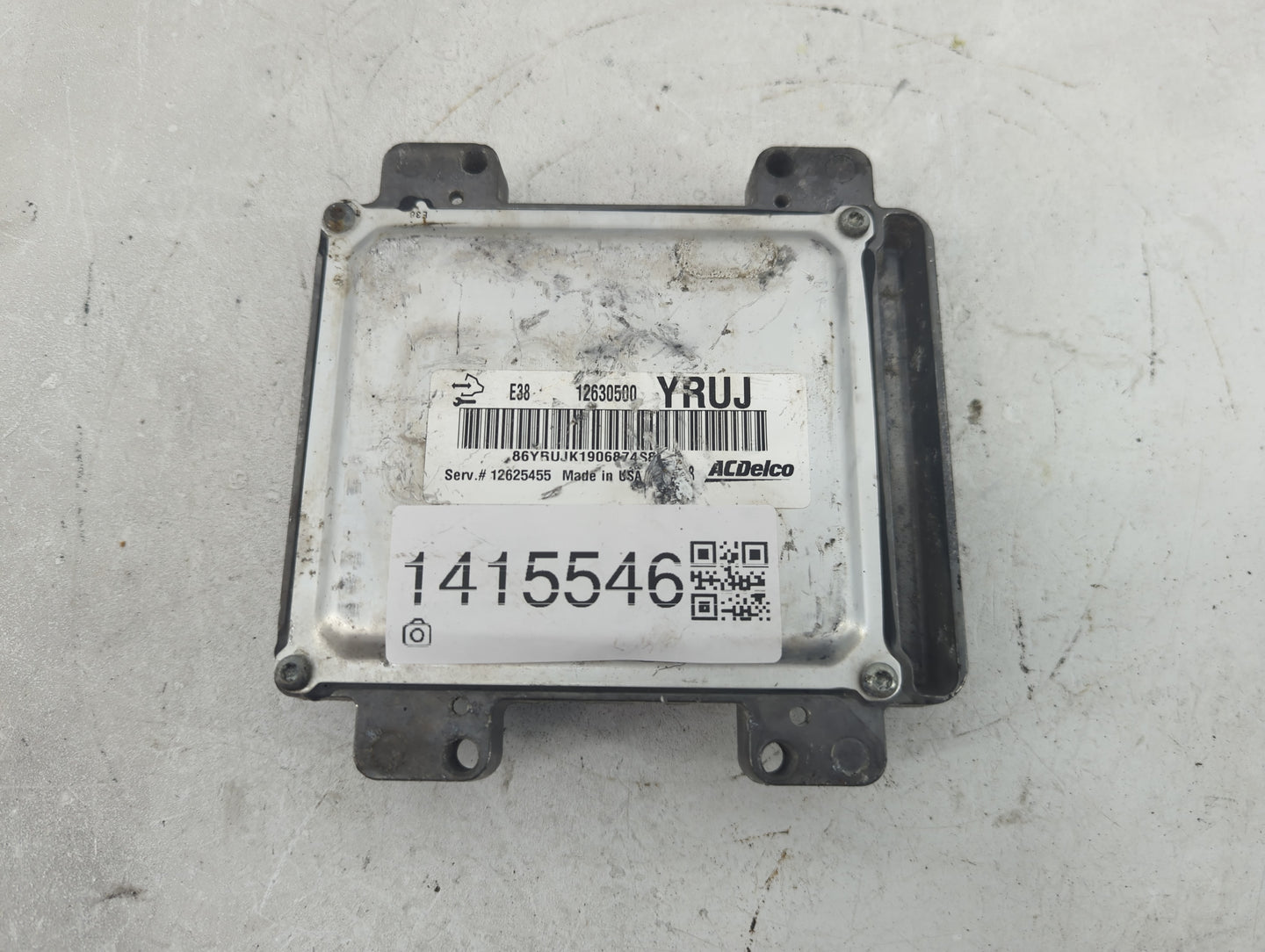 2009 Chevrolet Silverado 1500 PCM Engine Control Computer ECU ECM PCU OEM P/N:12630500 Fits Fits 2010 OEM Used Auto Parts - 