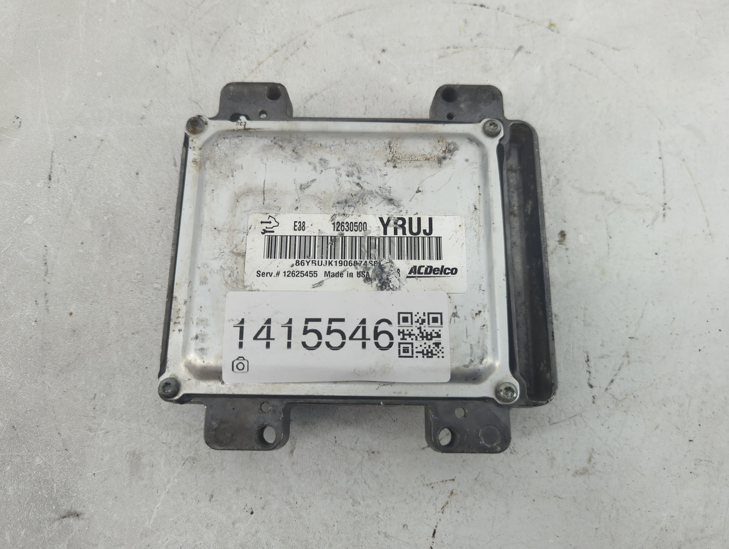 2009 Chevrolet Silverado 1500 PCM Engine Control Computer ECU ECM PCU OEM P/N:12630500 Fits Fits 2010 OEM Used Auto Parts - 