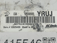 2009 Chevrolet Silverado 1500 PCM Engine Control Computer ECU ECM PCU OEM P/N:12630500 Fits Fits 2010 OEM Used Auto Parts - 