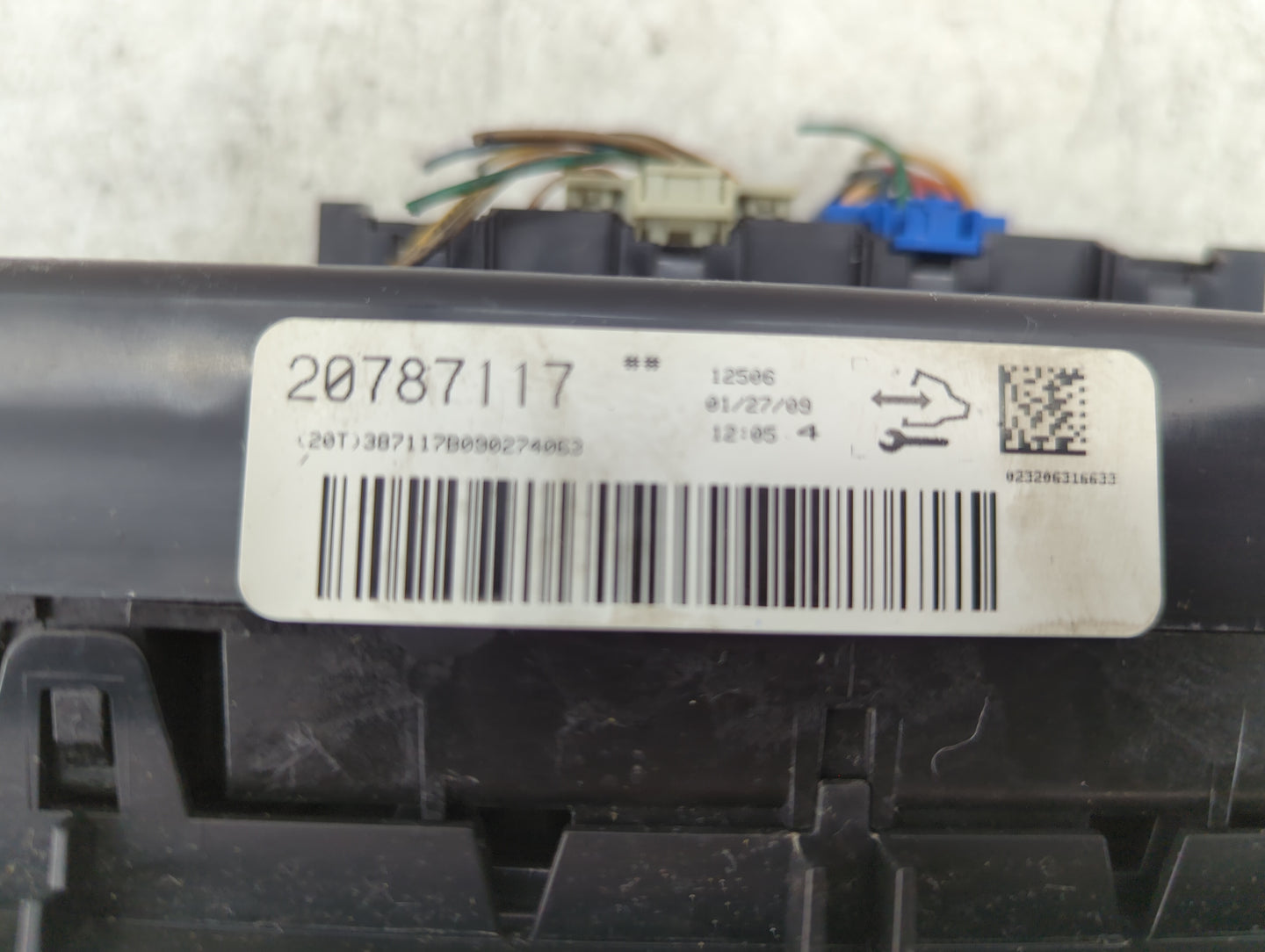 2007-2009 Chevrolet Silverado 1500 Climate Control Module Temperature AC/Heater Replacement P/N:20787117 Fits Fits 2007 2008