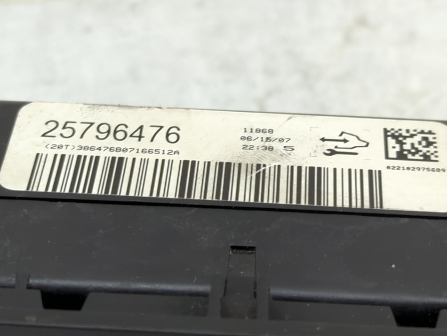 2007-2009 Chevrolet Silverado 1500 Climate Control Module Temperature AC/Heater Replacement P/N:25796476 Fits Fits 2007 2008