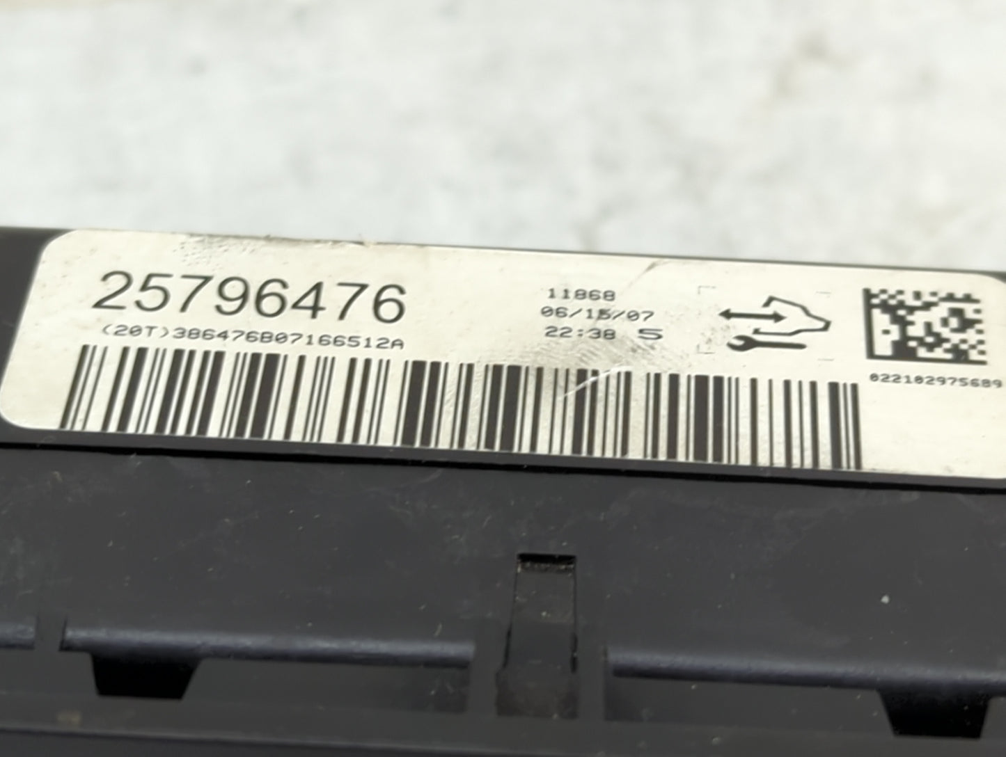 2007-2009 Chevrolet Silverado 1500 Climate Control Module Temperature AC/Heater Replacement P/N:25796476 Fits Fits 2007 2008